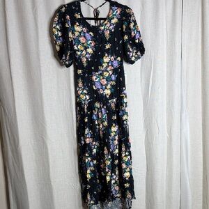 O'Neill Black Floral Maxi Dress